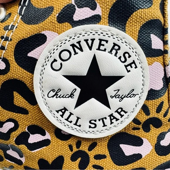 Converse Chuck Taylor All-Star Mystic World high-top animal print tan pink sz 7 - Picture 3 of 17